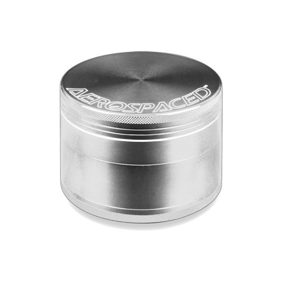 2.5" Silver 4 pc Grinder Aerospaced