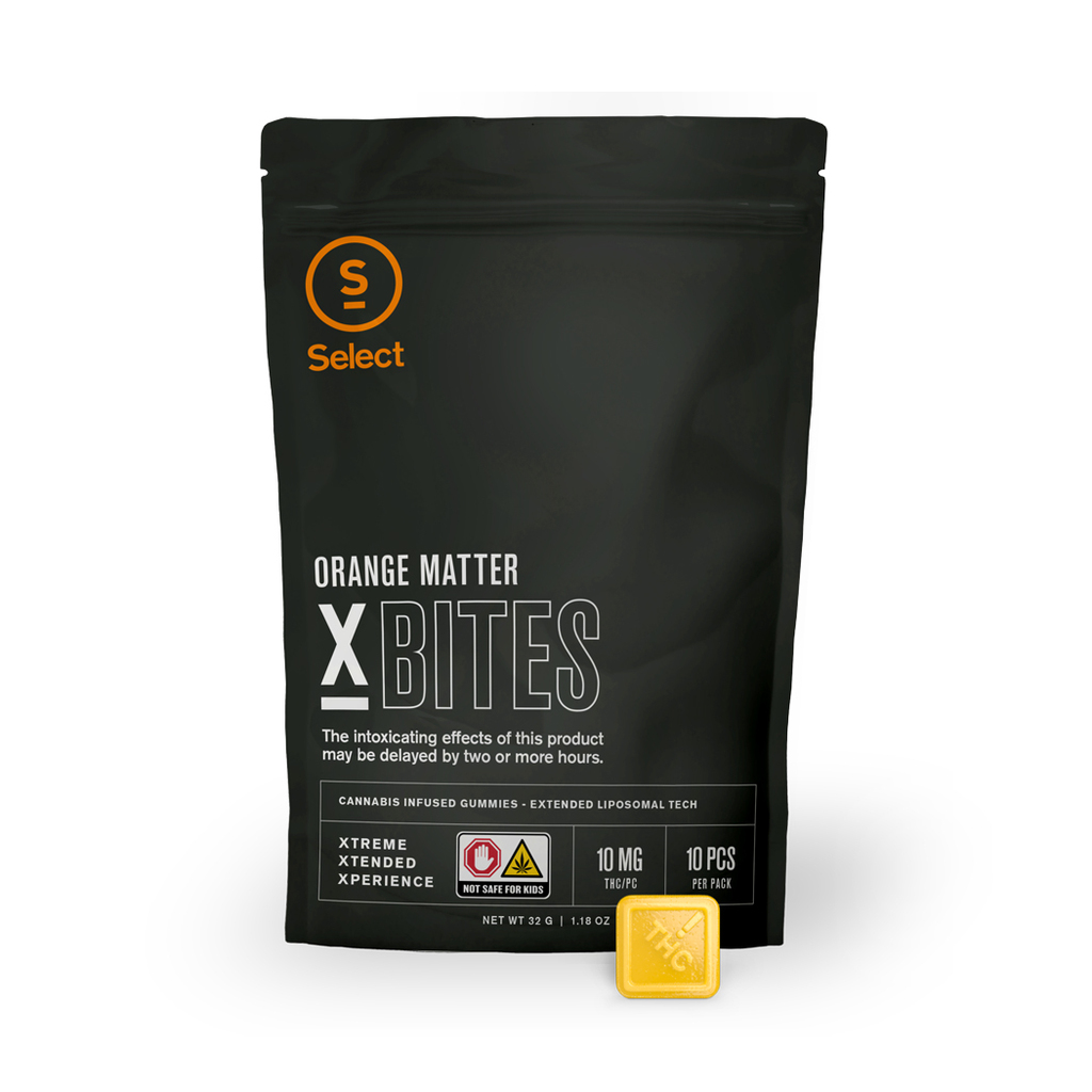 Cannabis Promo, Cannabis Sales, Cannabis Discounts, Cannabis on Sale, Buy 3+ Select Orange Matter X-Bites For 35% Off 1