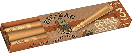 Unbleached King Size Pre-Rolled Zig Zag