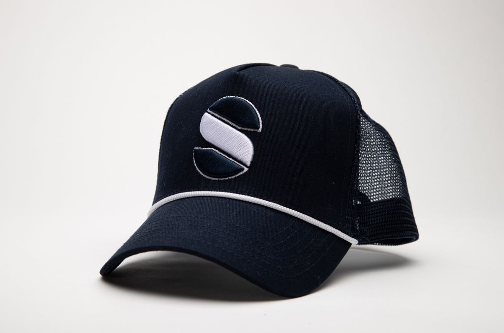 Navy Select Trucker Higher Stitch