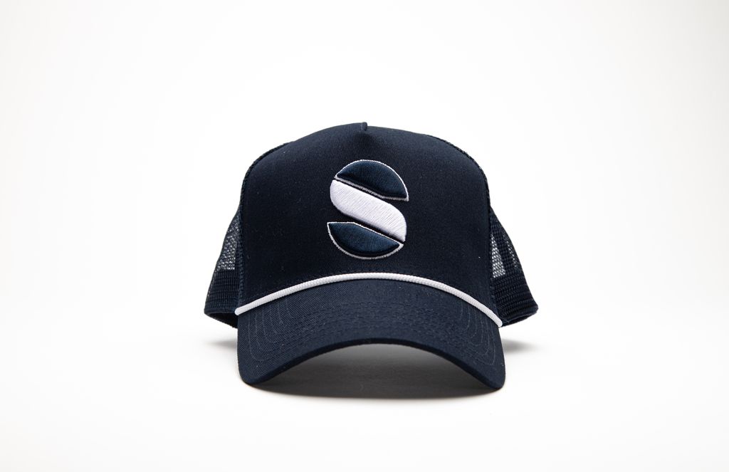 Navy Select Trucker Higher Stitch