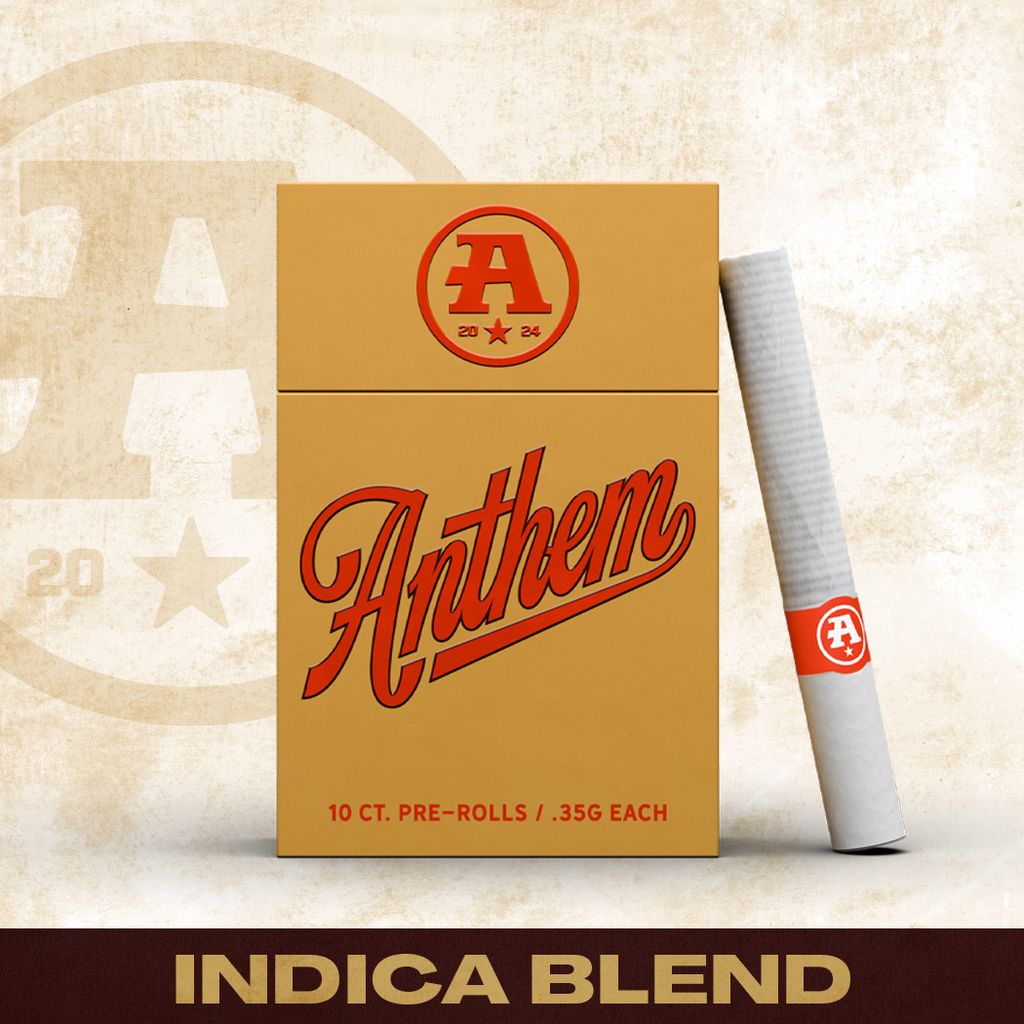 Anthem Indica Pre-Roll Packs 0.35g ea | 10-Pack
