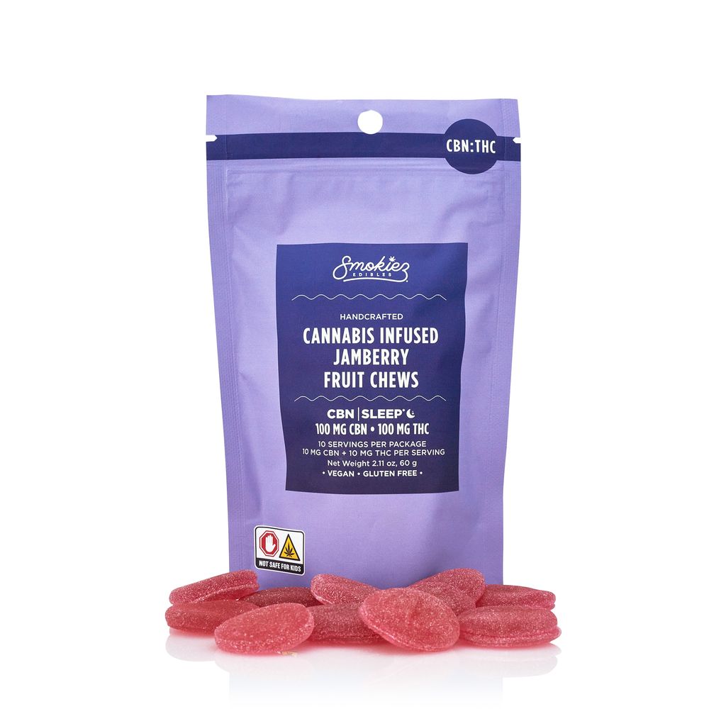 Smokiez Sweet Jamberry 1:1 Ratioed Gummies 10mg ea | 10-Pack