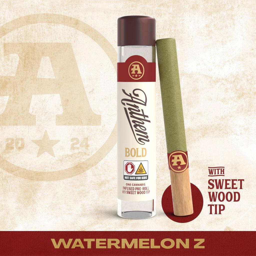Anthem Bold Watermelon Z Wood Tip Infused Blunt 1g