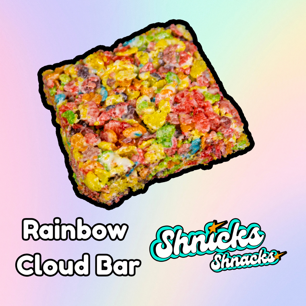 Shnicks Shnacks Rainbow Cloud Bar Cereal Bar 10mg ea | 2-Pack