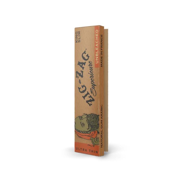 Zig-Zag - Unbleached Papers, King Size, 24ct Zig Zag