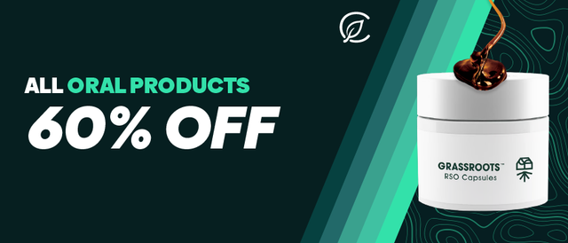 Cannabis Promo, Cannabis Sales, Cannabis Discounts, Cannabis on Sale, 60% Off All Oral Products