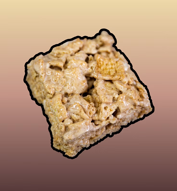 Shnicks Shnacks Cinnamon Crunch Cloud Bar Cereal Bar 10mg ea | 2-Pack