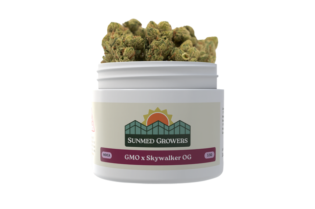 GMO x Skywalker OG SunMed Growers