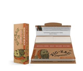 Combo Pack Unbleached Carton Zig Zag