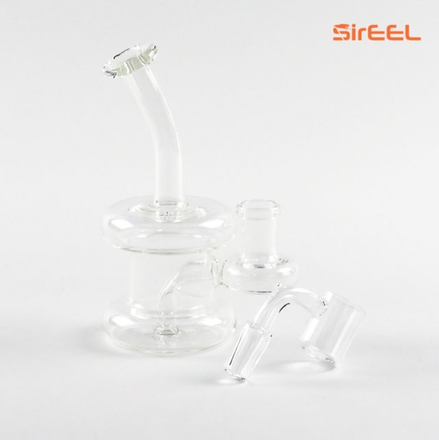 Bent Neck Clear Hanger w/ Banger SirEEL