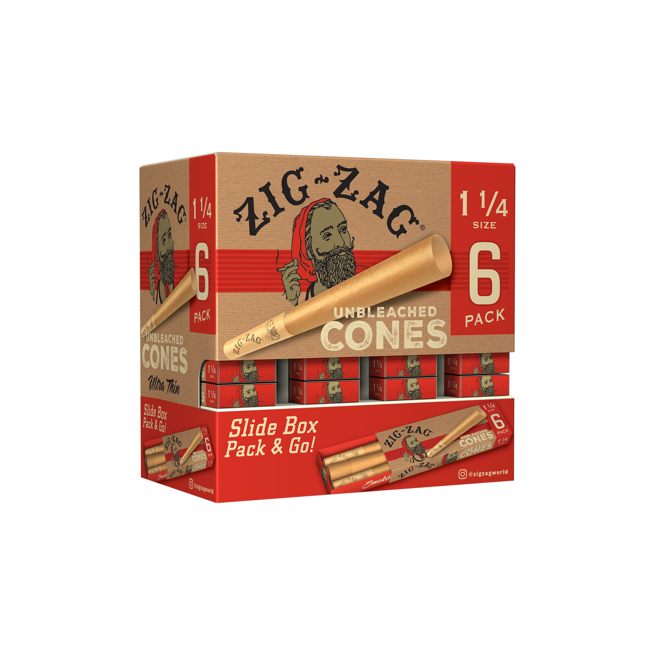 Unbleached Pre-Rolled Zig Zag