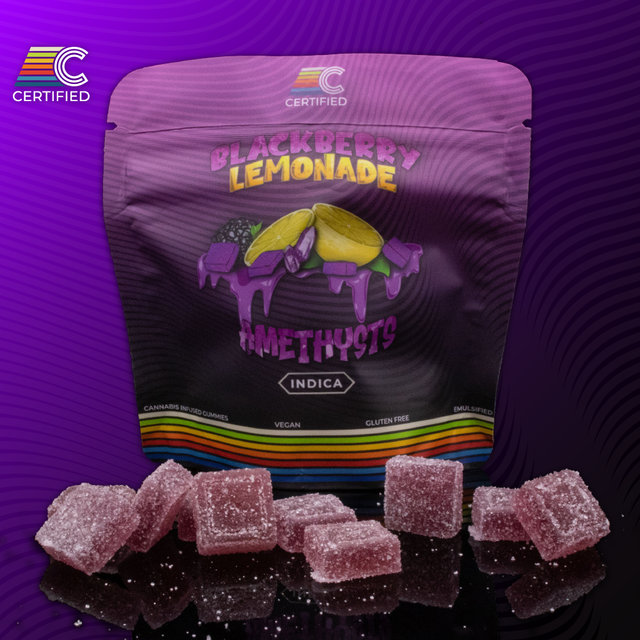 Blackberry Lemonade Amethysts Certified