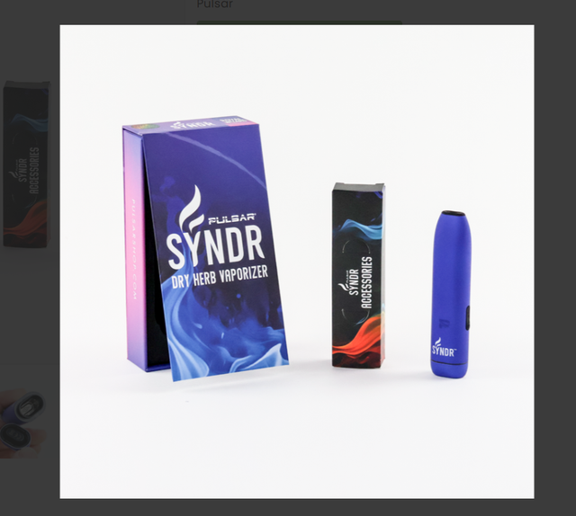 SYNDR Dry Herb Variable Voltage Battery 880mAh Pulsar