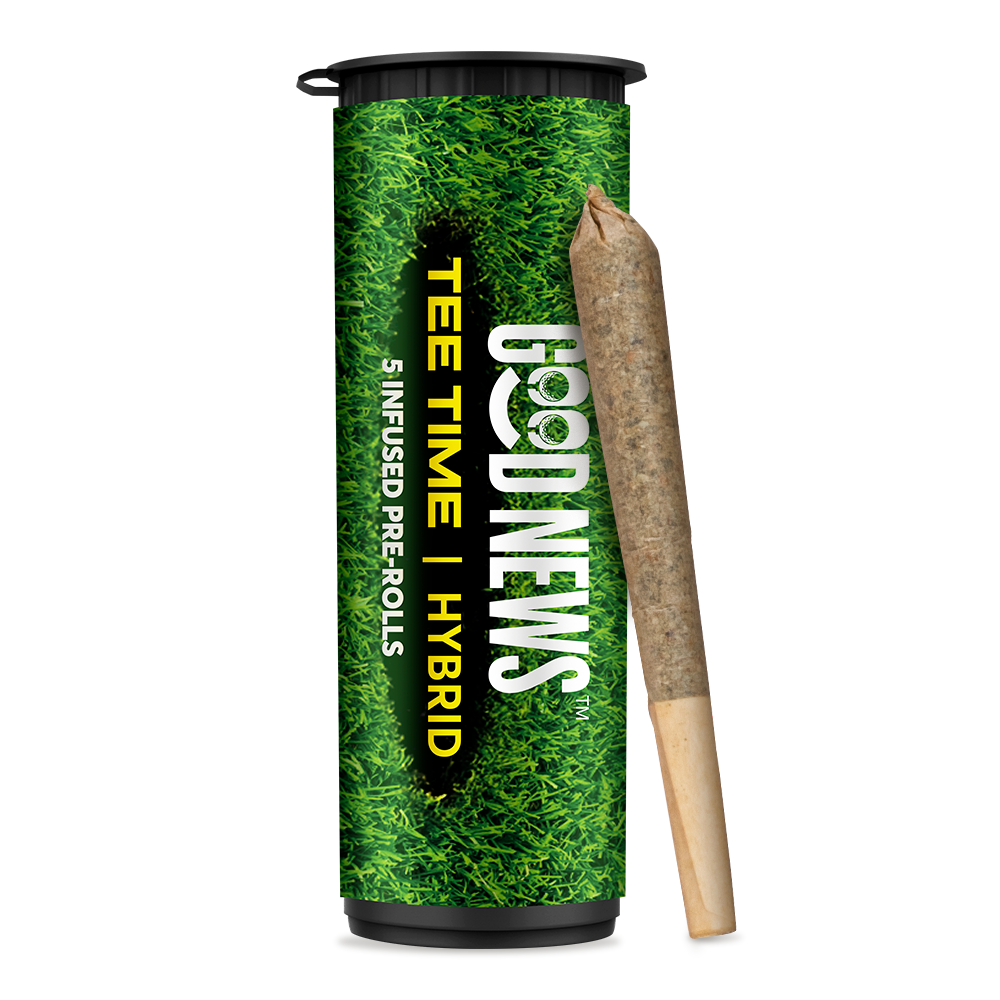 Good News Tee Time Infused Pre-Roll Pack 0.5g ea | 5-Pack