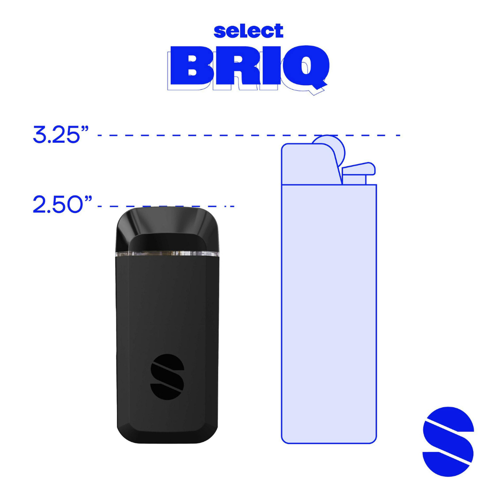 blueberry muffin disposable vape 2g BRIQ | Curaleaf New Lenox, IL Munchies Refillable Pod Kits | Choose Flavor:Frozen Lush Ice
