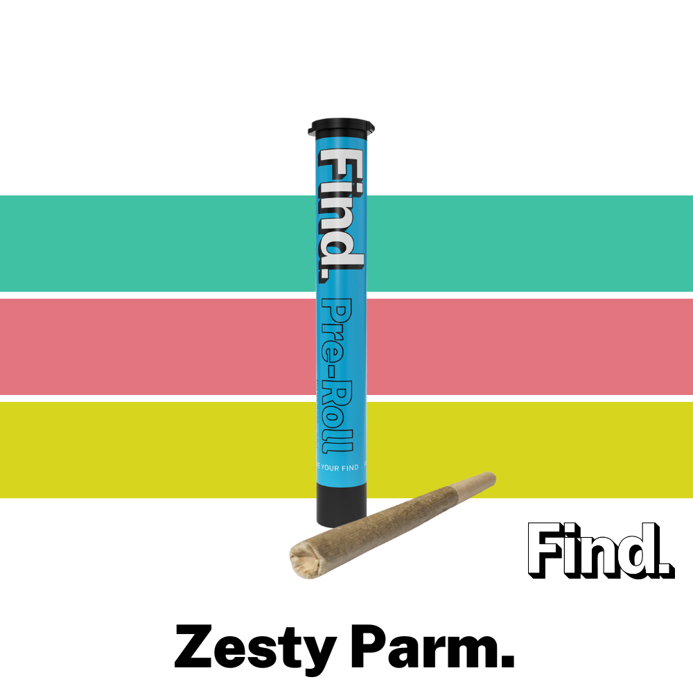 Find. Zesty Parm Pre-Roll 1g