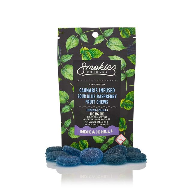 Sour Blue Raspberry Smokiez