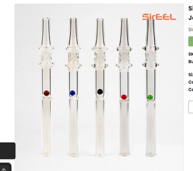 Jewel Vortex Dab Straw SirEEL