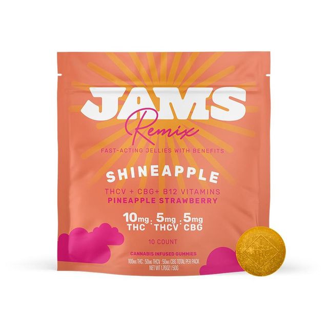 Remix Shineapple 2:1:1 THC:THCV:CBG Jams Remix Shineapple 2:1:1 THC:THCV:CBG Jams