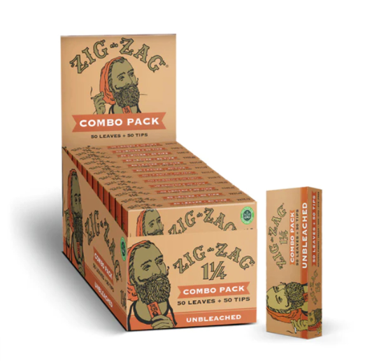 Unbleached Combo Pack Zig Zag