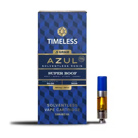 Timeless AZUL Super Boof Cartridge 0.5g