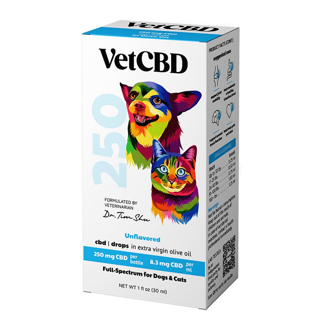 VetCBD Unflavored Full Spectrum Full Spectrum Drops 250mg
