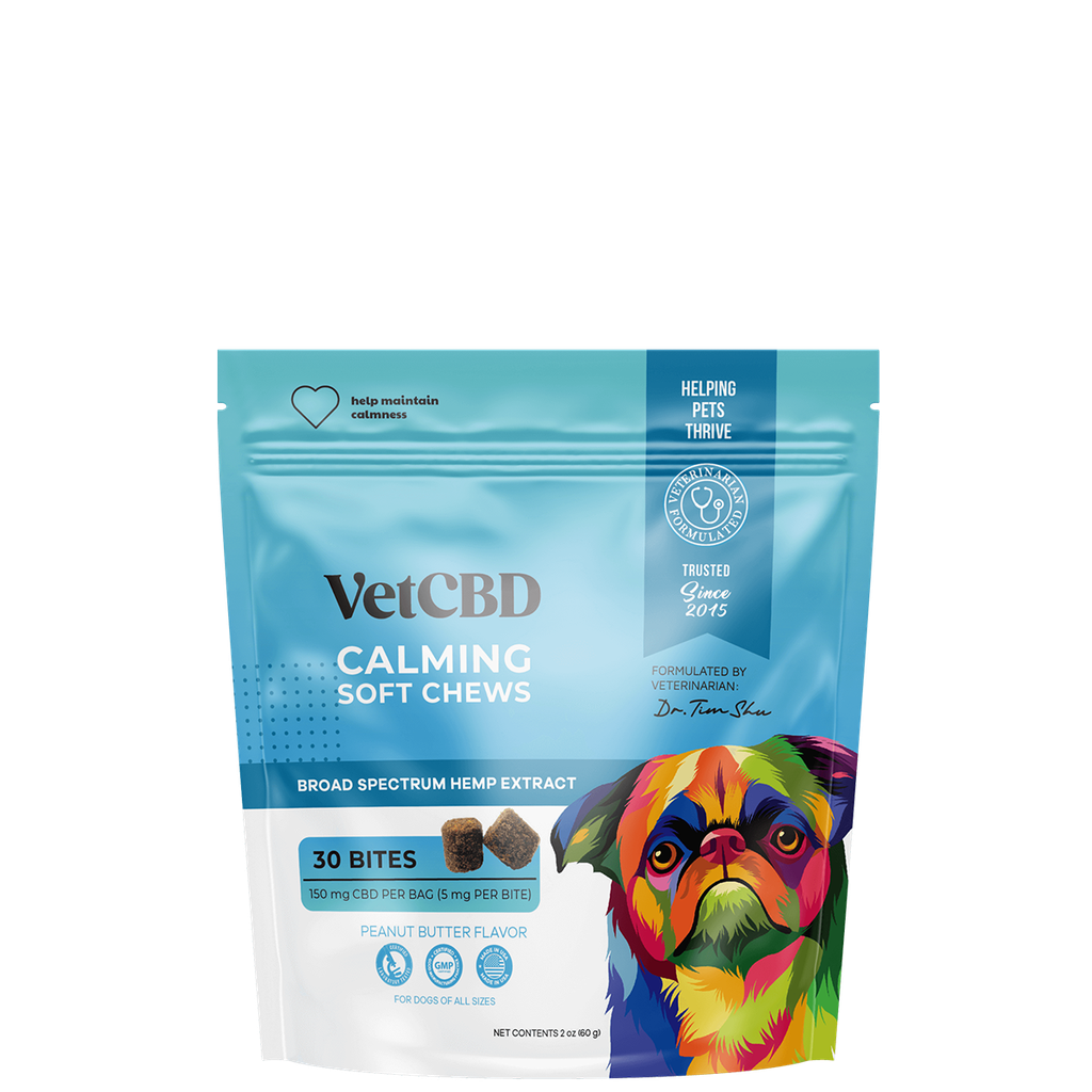 VetCBD Calming | Peanut Butter Treats 5mg ea | 30-Pack