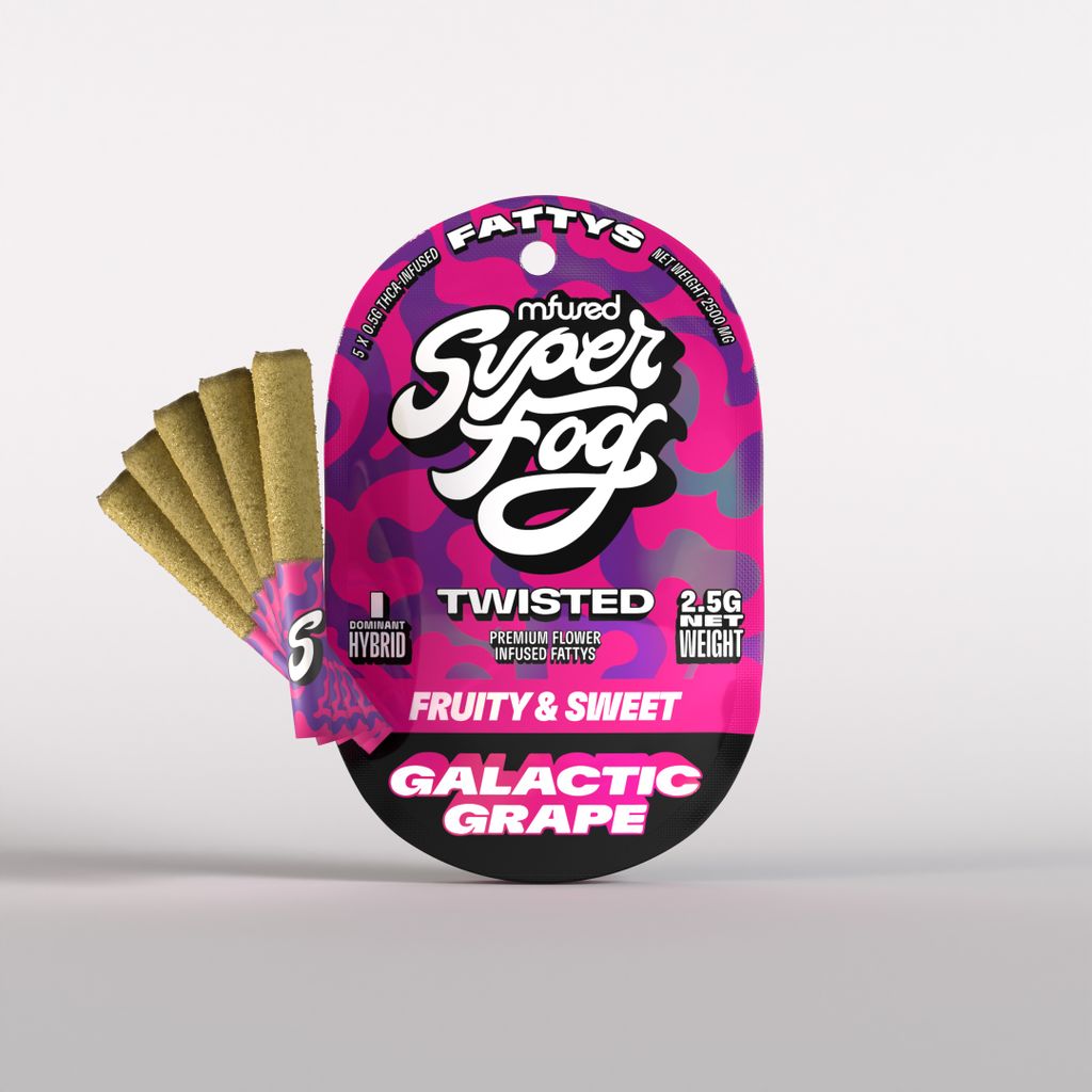 MFused Super Fog Twisted Galactic Grape Infused Fatty's 0.5g ea | 5-Pack
