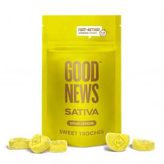 Cannabis Promo, Cannabis Sales, Cannabis Discounts, Cannabis on Sale, 35% Off Good News Distillate Troches! 2