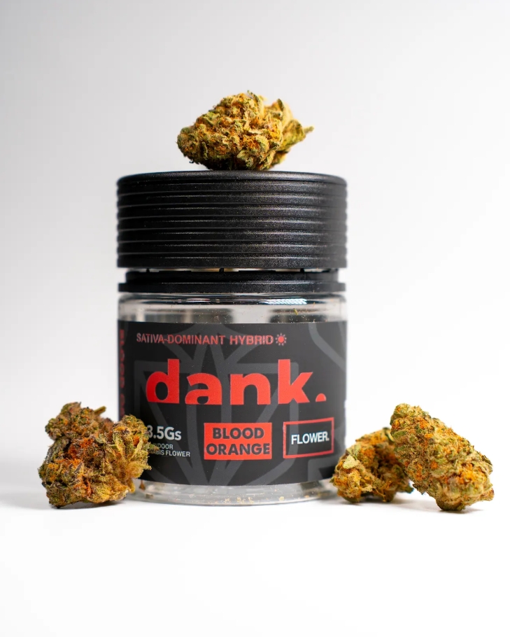 Dank. by Definition Blood Orange Jar Whole Flower 3.5g