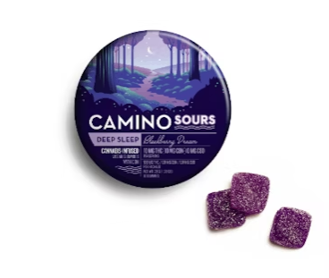 KIVA Camino Sours Blackberry Dream Gummies 10mg ea | 10-Pack