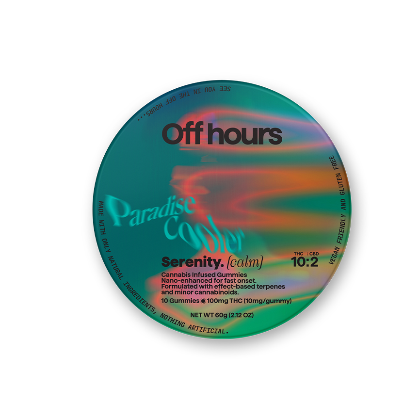 Off Hours Serenity Paradise Cooler Fruit Juice Gummies 10mg ea | 10-Pack