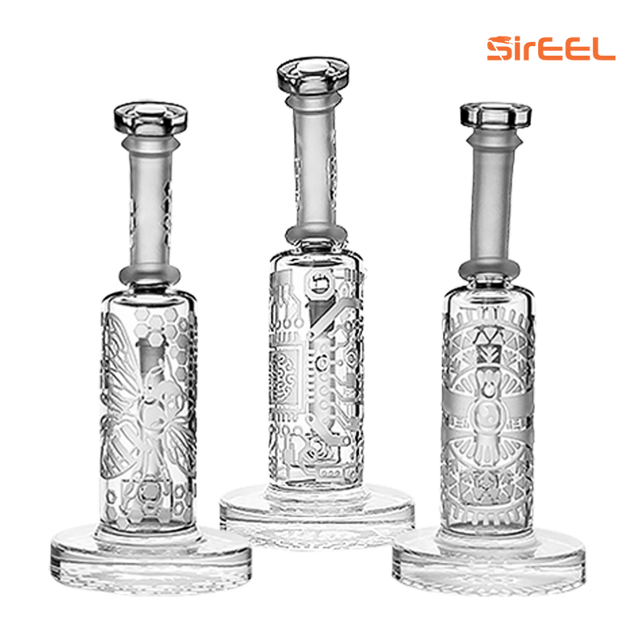 Etched Glass with Bowl SirEEL