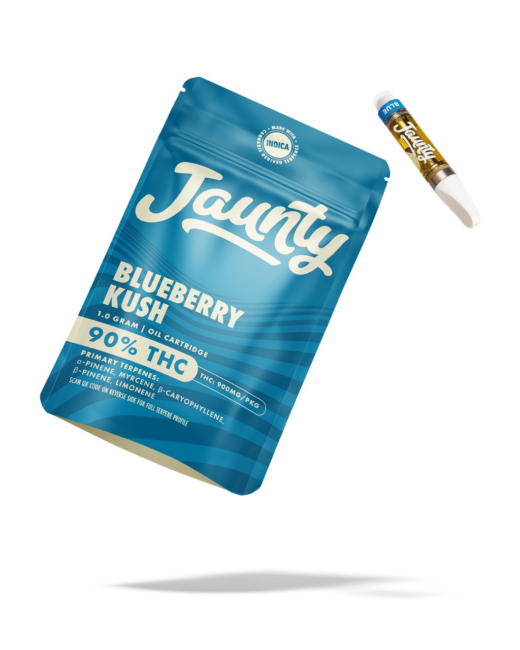 Jaunty Blueberry Kush Cartridge 1g
