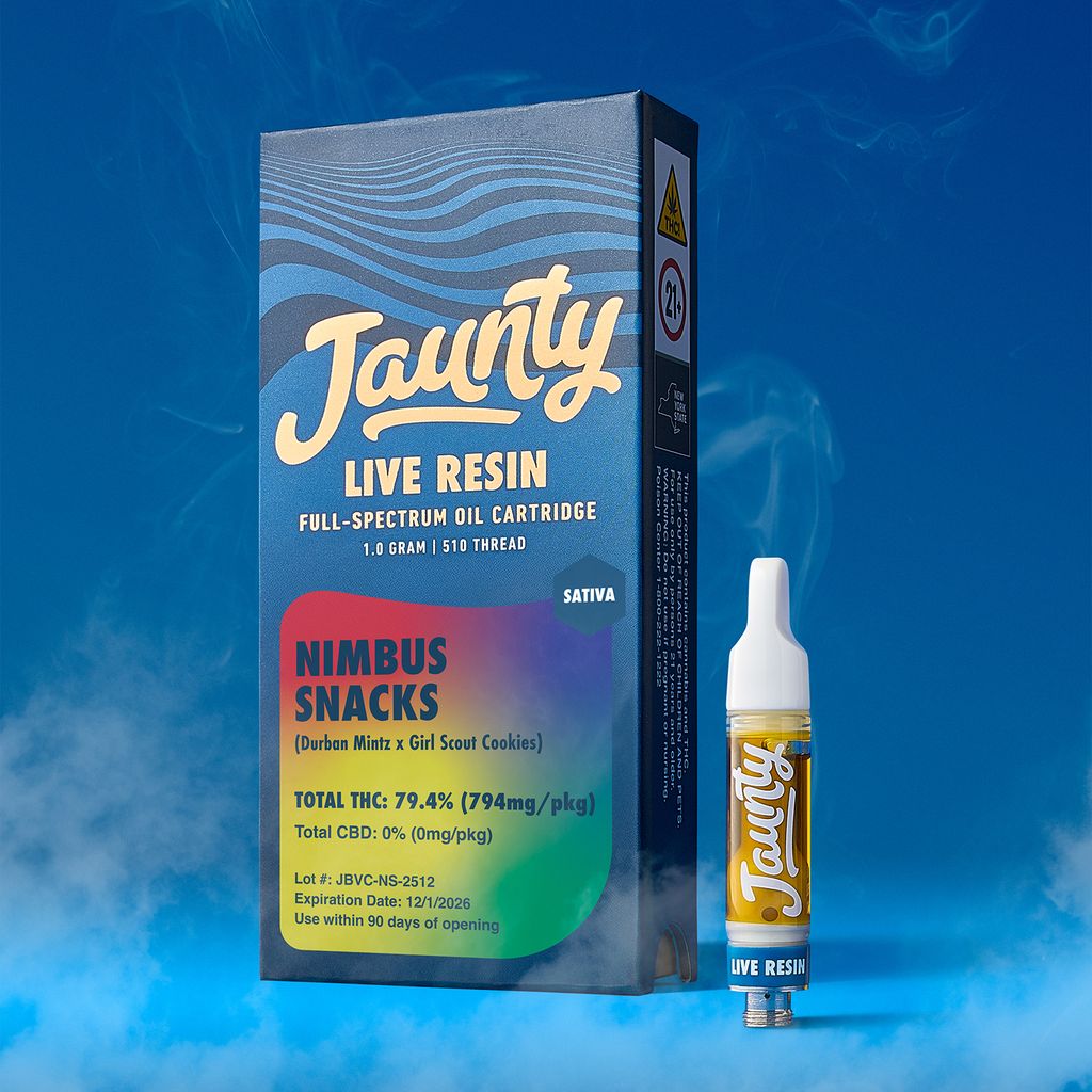 Jaunty Nimbus Snacks Live Resin Cartridge 1g