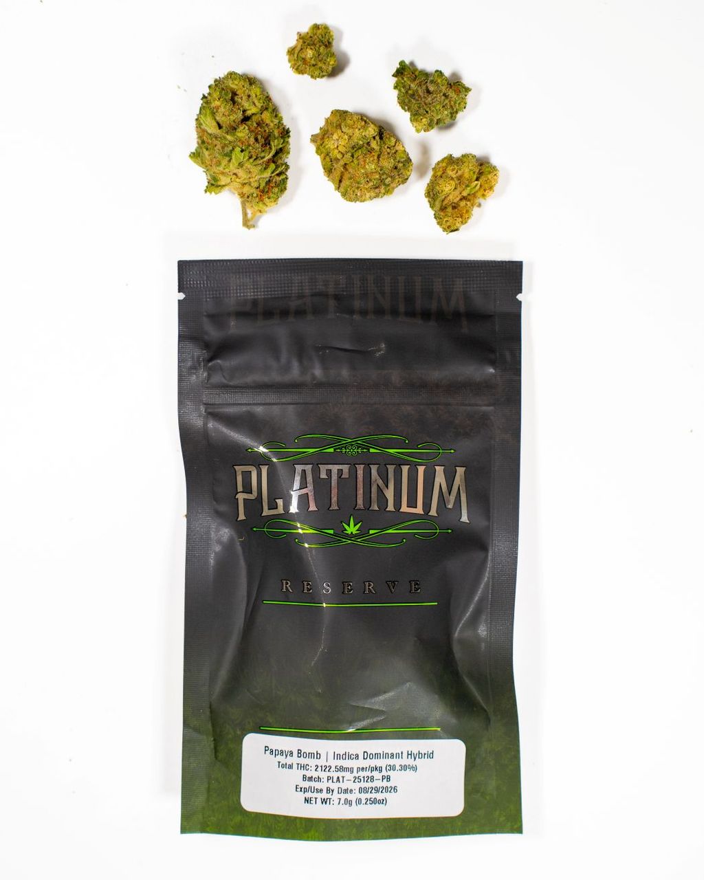 Platinum Reserve Papaya Bomb Whole Flower 7g