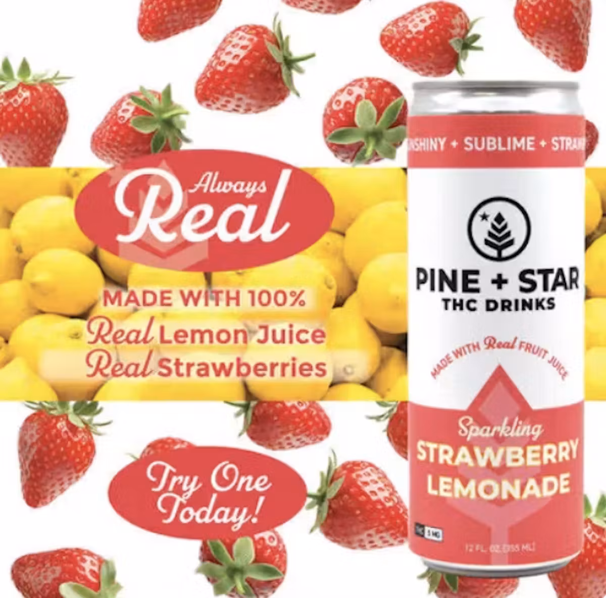 Strawberry Lemonade Pine + Star