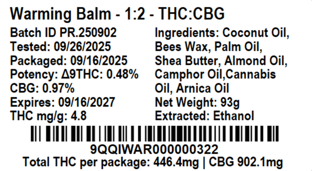 Warming Balm Riverside Farm Warming Balm Riverside Farm