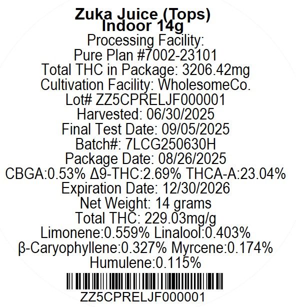 Zuka Juice Pure Plan Zuka Juice Pure Plan