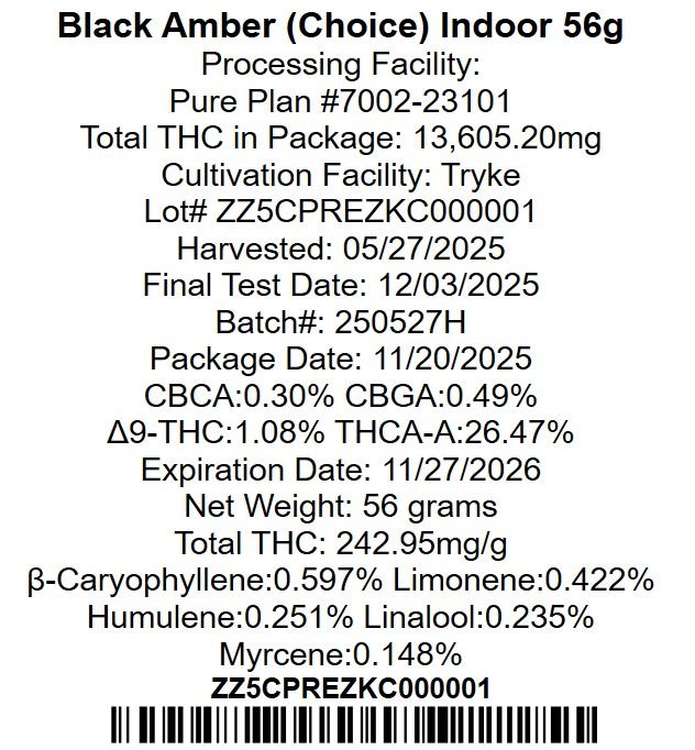 Black Amber Pure Plan Black Amber Pure Plan