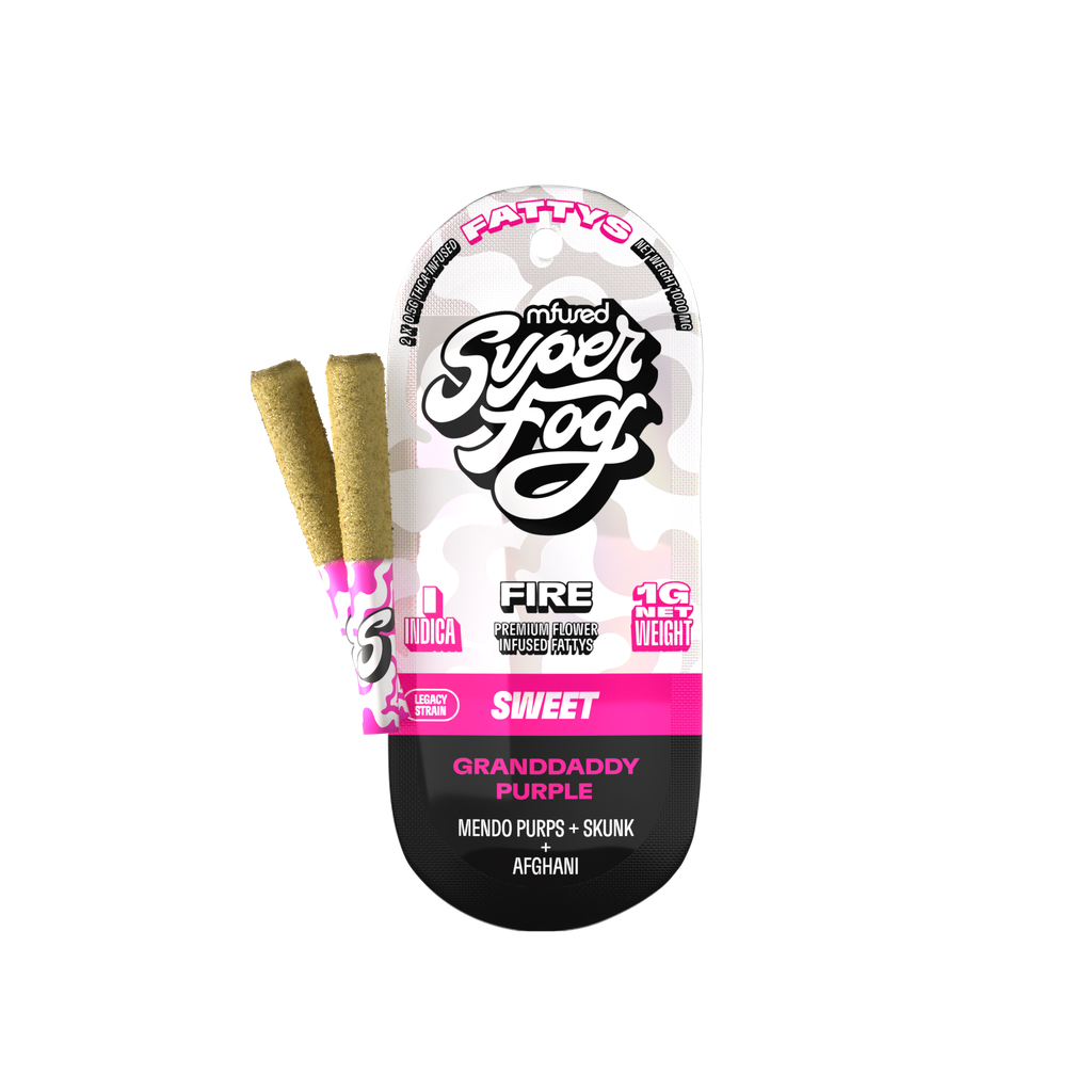 MFused Super Fog Fire Granddaddy Purple Fatty's 0.5g ea | 2-Pack