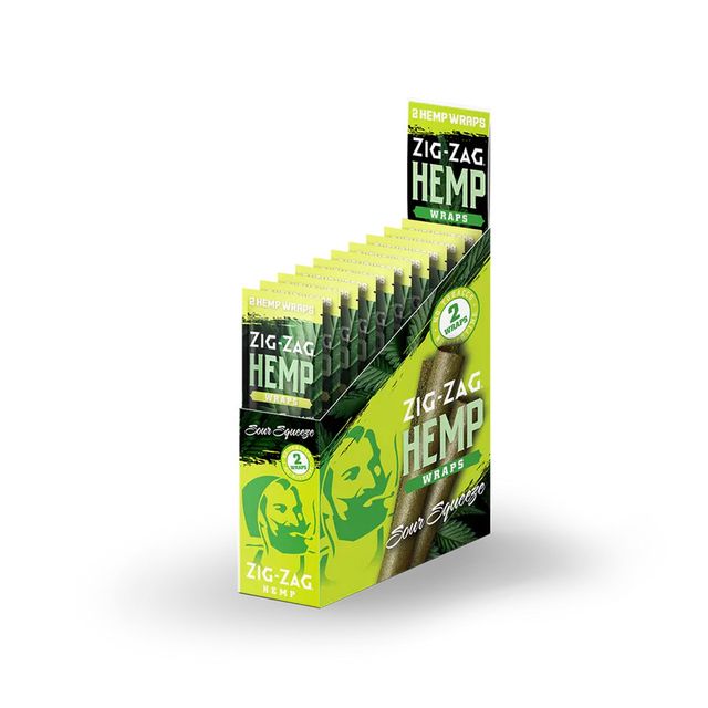 Sour Squeeze Hemp Wraps Zig Zag