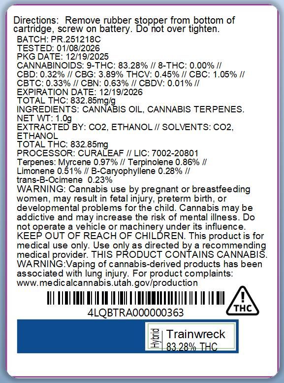 batch vape battery instructions Trainwreck 1g | PR.251218C Cartridge | Curaleaf Park City, UT big crystal bar Flavour Option:Blue Razz Lemonade Uwell Caliburn A2, AK2