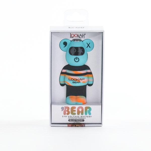 Blue Tie-Dye Bear Lookah