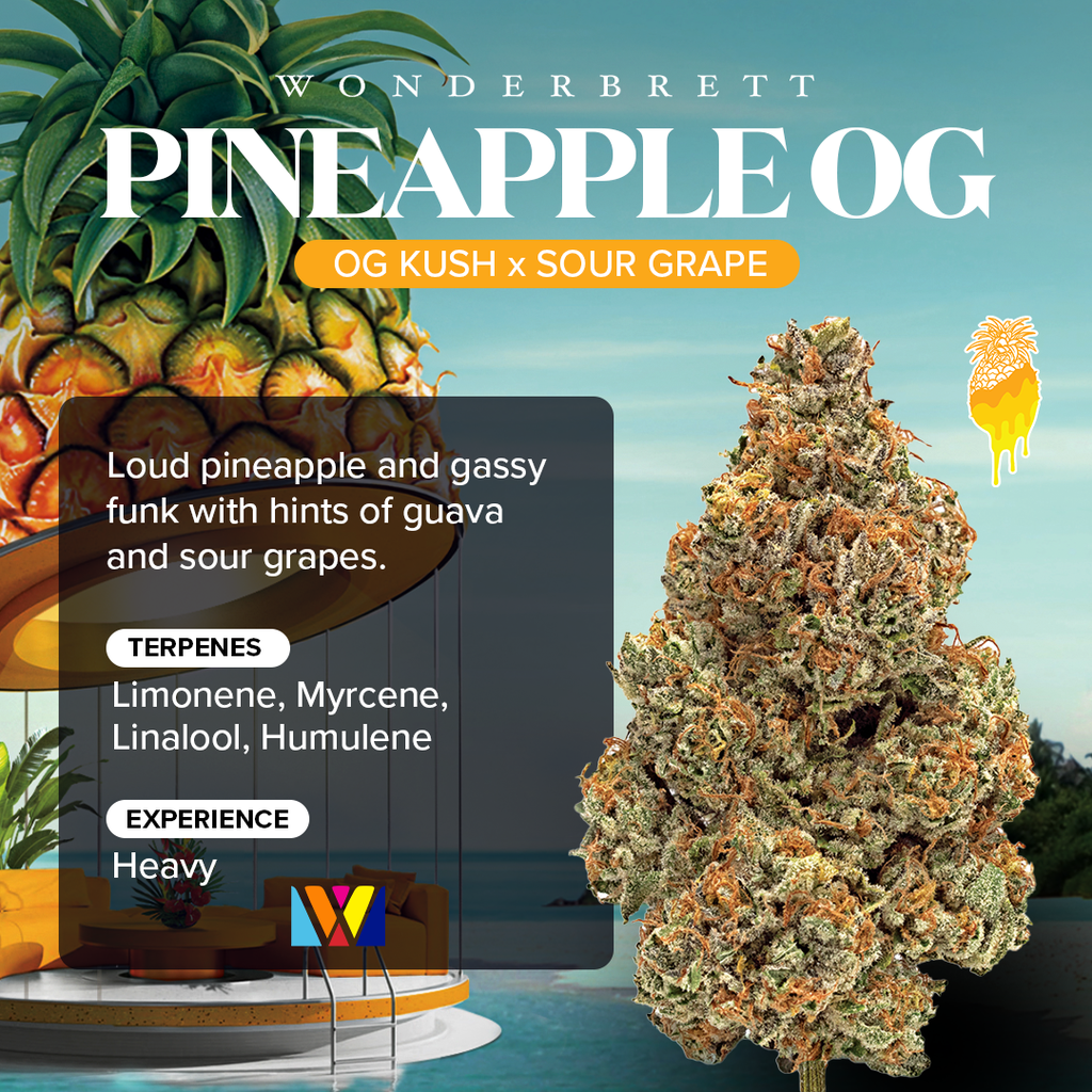 Wonderbrett Pineapple OG Whole Flower 3.5g