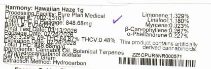 Hawaiian Haze Pure Plan Hawaiian Haze Pure Plan