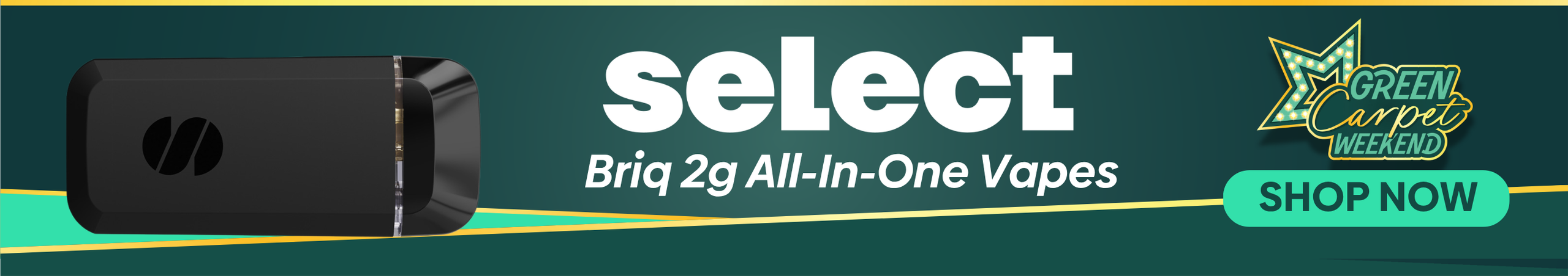 Cannabis Promo, Cannabis Sales, Cannabis Discounts, Cannabis on Sale, Select Briq Vapes On Special!
