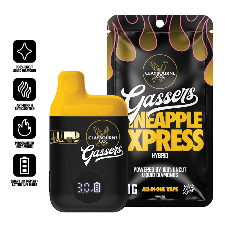 Claybourne Co Pineapple Express All-in-One 1g