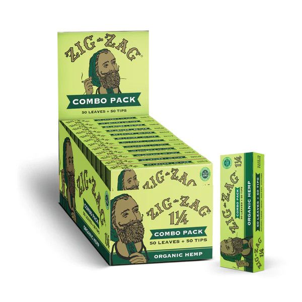 Combo Pack Organic Hemp Carton Zig Zag